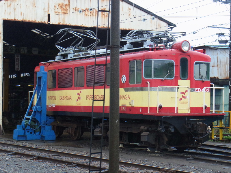 岳南鉄道ED403岳南富士岡駅