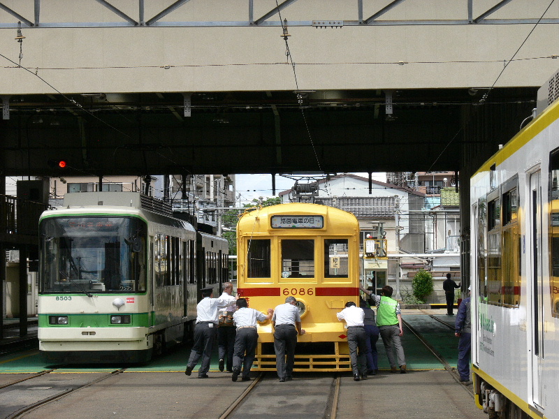 都電「路面電車の日」撮影会6086号車その2